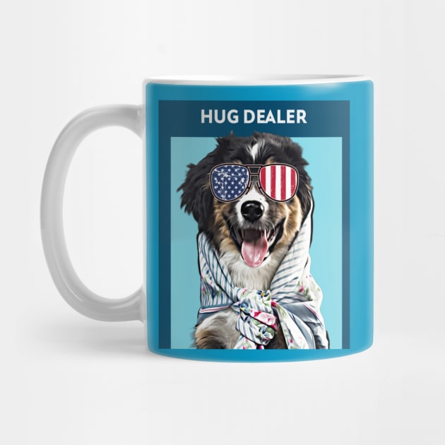 Hug Dealer (dog with patriotic sunglasses) by PersianFMts